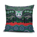 ANZAC Day New Zealand Warriors Pillow Cover Military Memorial Aboriginal Indigenous Art