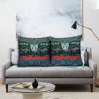 ANZAC Day New Zealand Warriors Pillow Cover Military Memorial Aboriginal Indigenous Art