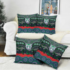 ANZAC Day New Zealand Warriors Pillow Cover Military Memorial Aboriginal Indigenous Art