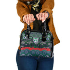 ANZAC Day New Zealand Warriors Shoulder Handbag Military Memorial Aboriginal Indigenous Art