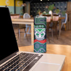 ANZAC Day New Zealand Warriors Skinny Tumbler Military Memorial Aboriginal Indigenous Art