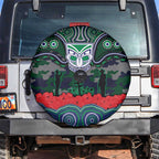 ANZAC Day New Zealand Warriors Spare Tire Cover Military Memorial Aboriginal Indigenous Art