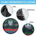 ANZAC Day New Zealand Warriors Spare Tire Cover Military Memorial Aboriginal Indigenous Art