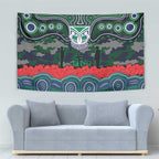 ANZAC Day New Zealand Warriors Tapestry Military Memorial Aboriginal Indigenous Art