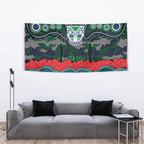 ANZAC Day New Zealand Warriors Tapestry Military Memorial Aboriginal Indigenous Art