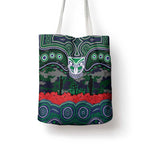 ANZAC Day New Zealand Warriors Tote Bag Military Memorial Aboriginal Indigenous Art