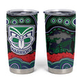 ANZAC Day New Zealand Warriors Tumbler Cup Military Memorial Aboriginal Indigenous Art
