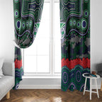 ANZAC Day New Zealand Warriors Window Curtain Military Memorial Aboriginal Indigenous Art