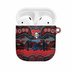 ANZAC Day Newcastle Knights AirPods Case Military Memorial Aboriginal Indigenous Art