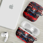 ANZAC Day Newcastle Knights AirPods Case Military Memorial Aboriginal Indigenous Art