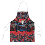 ANZAC Day Newcastle Knights Apron Military Memorial Aboriginal Indigenous Art