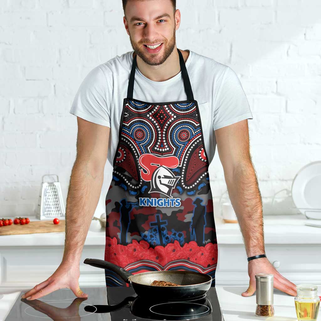 ANZAC Day Newcastle Knights Apron Military Memorial Aboriginal Indigenous Art