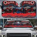 ANZAC Day Newcastle Knights Auto Sun Shade Military Memorial Aboriginal Indigenous Art