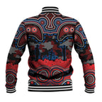 ANZAC Day Newcastle Knights Baseball Jacket Military Memorial Aboriginal Indigenous Art