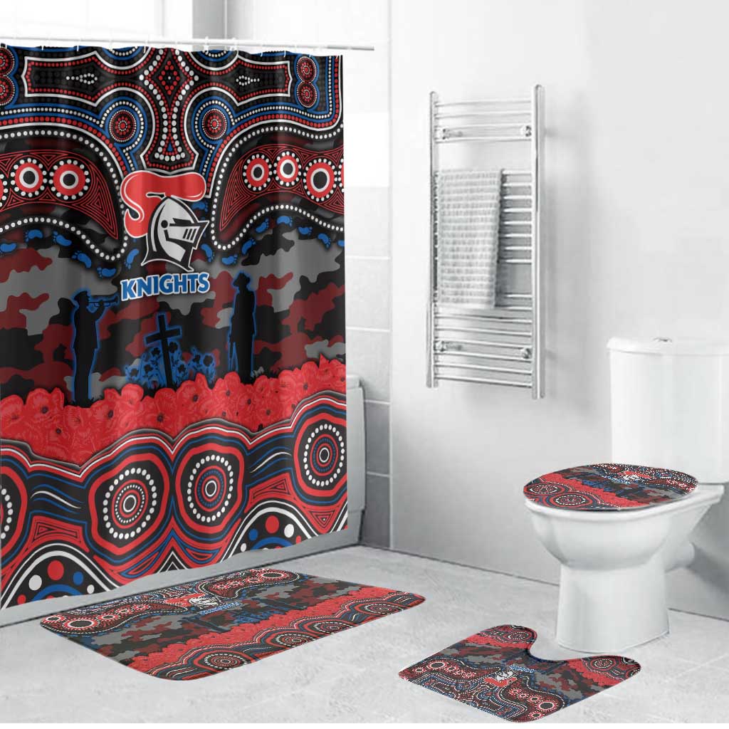 ANZAC Day Newcastle Knights Bathroom Set Military Memorial Aboriginal Indigenous Art