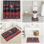 ANZAC Day Newcastle Knights Bathroom Set Military Memorial Aboriginal Indigenous Art