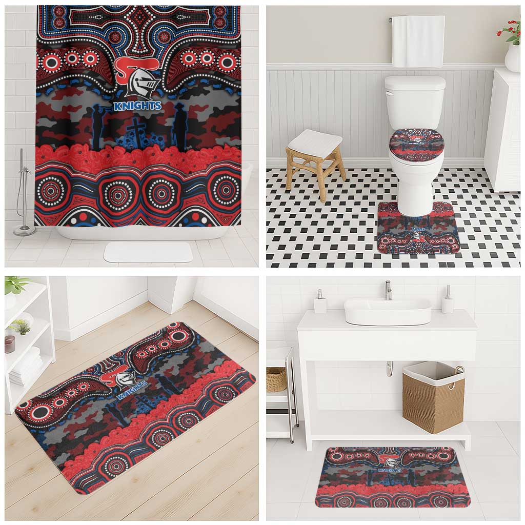 ANZAC Day Newcastle Knights Bathroom Set Military Memorial Aboriginal Indigenous Art