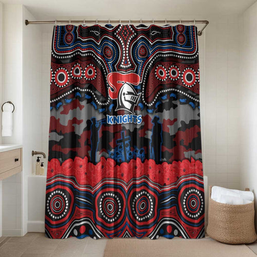 ANZAC Day Newcastle Knights Bathroom Set Military Memorial Aboriginal Indigenous Art
