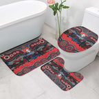 ANZAC Day Newcastle Knights Bathroom Set Military Memorial Aboriginal Indigenous Art