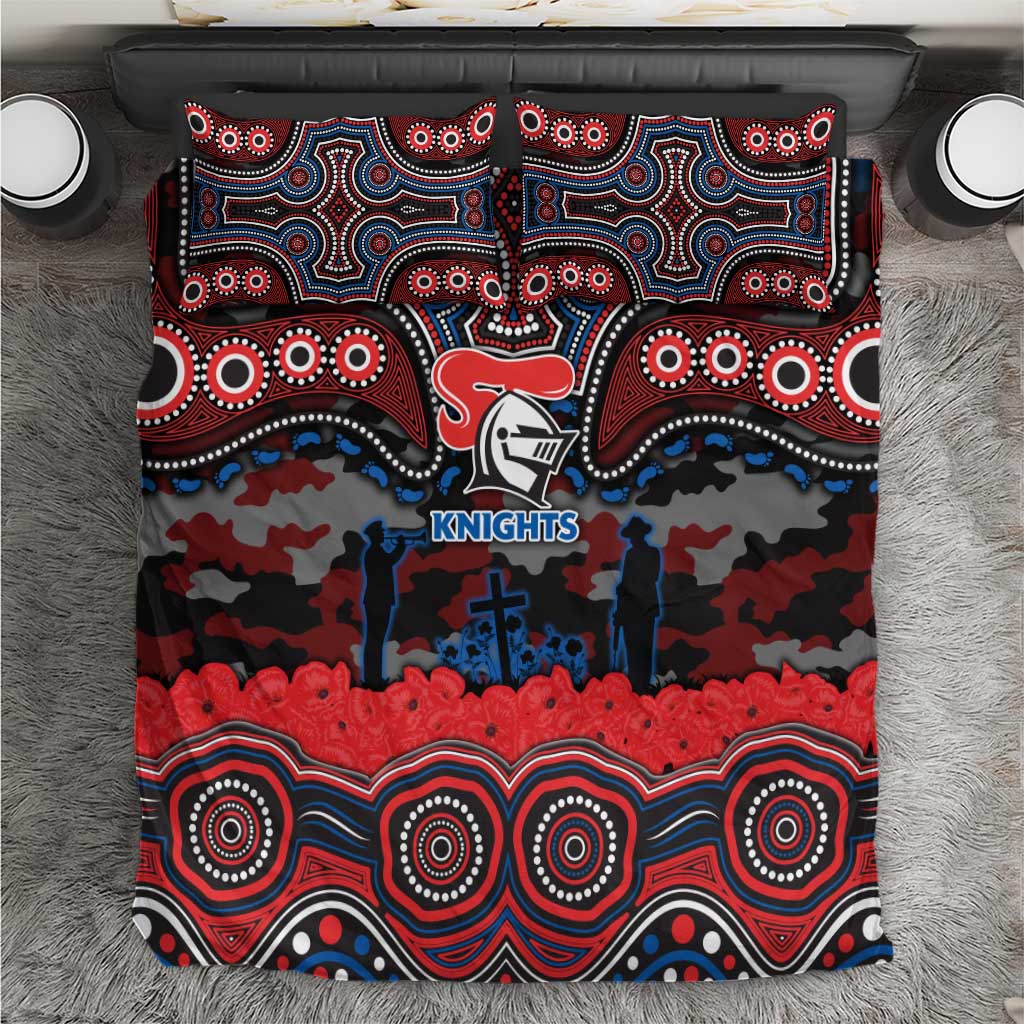 ANZAC Day Newcastle Knights Bedding Set Military Memorial Aboriginal Indigenous Art