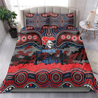 ANZAC Day Newcastle Knights Bedding Set Military Memorial Aboriginal Indigenous Art