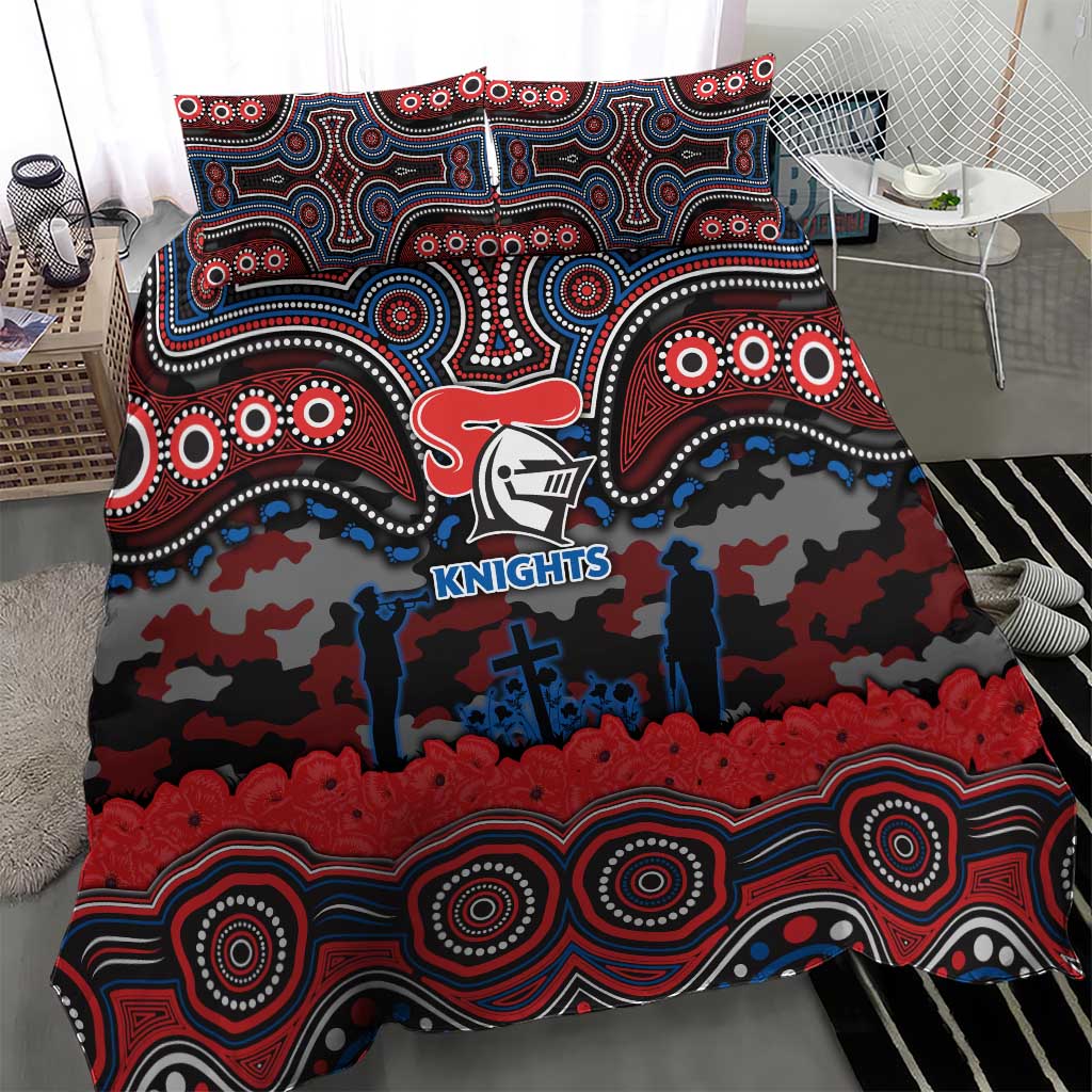 ANZAC Day Newcastle Knights Bedding Set Military Memorial Aboriginal Indigenous Art