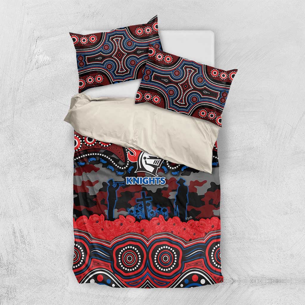 ANZAC Day Newcastle Knights Bedding Set Military Memorial Aboriginal Indigenous Art