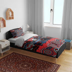 ANZAC Day Newcastle Knights Bedding Set Military Memorial Aboriginal Indigenous Art