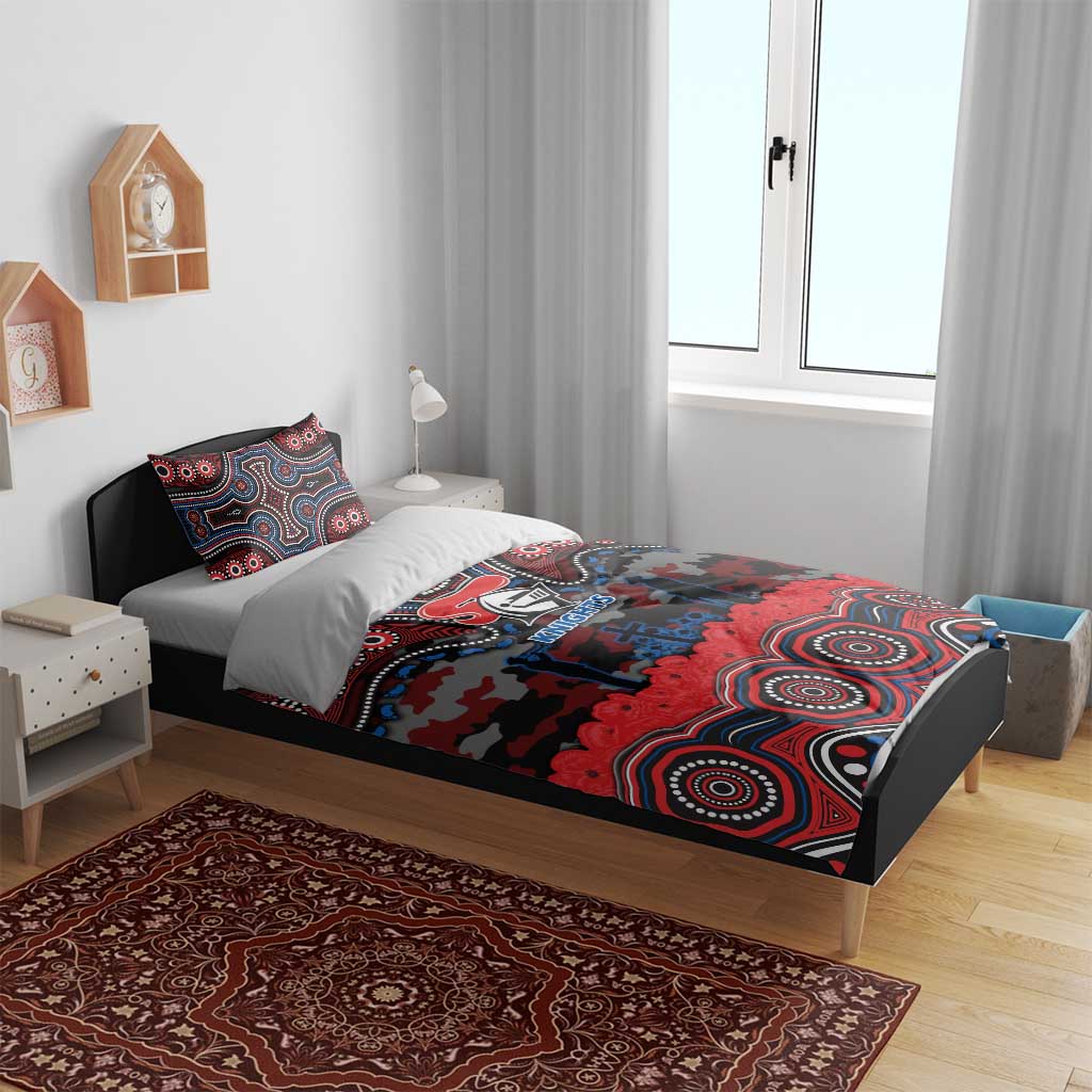 ANZAC Day Newcastle Knights Bedding Set Military Memorial Aboriginal Indigenous Art