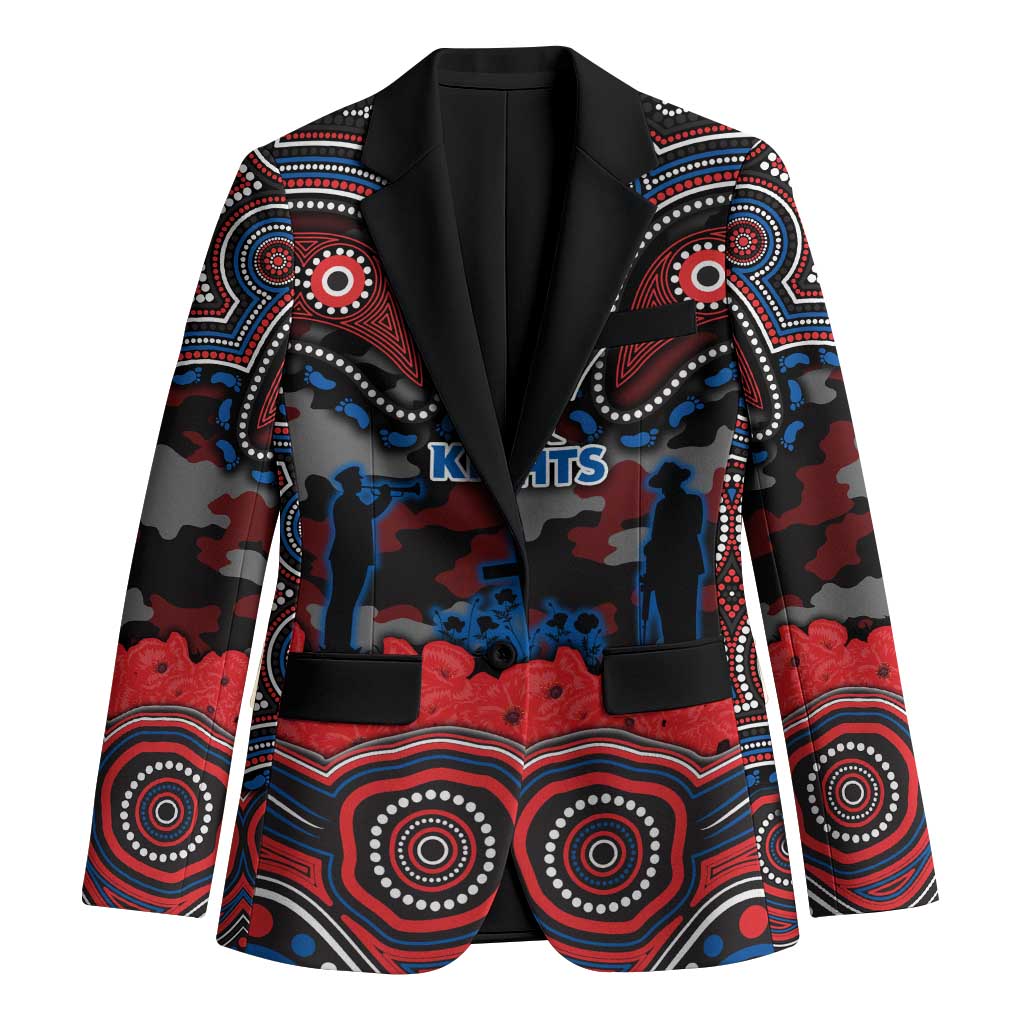 ANZAC Day Newcastle Knights Blazer Military Memorial Aboriginal Indigenous Art