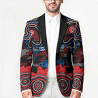 ANZAC Day Newcastle Knights Blazer Military Memorial Aboriginal Indigenous Art