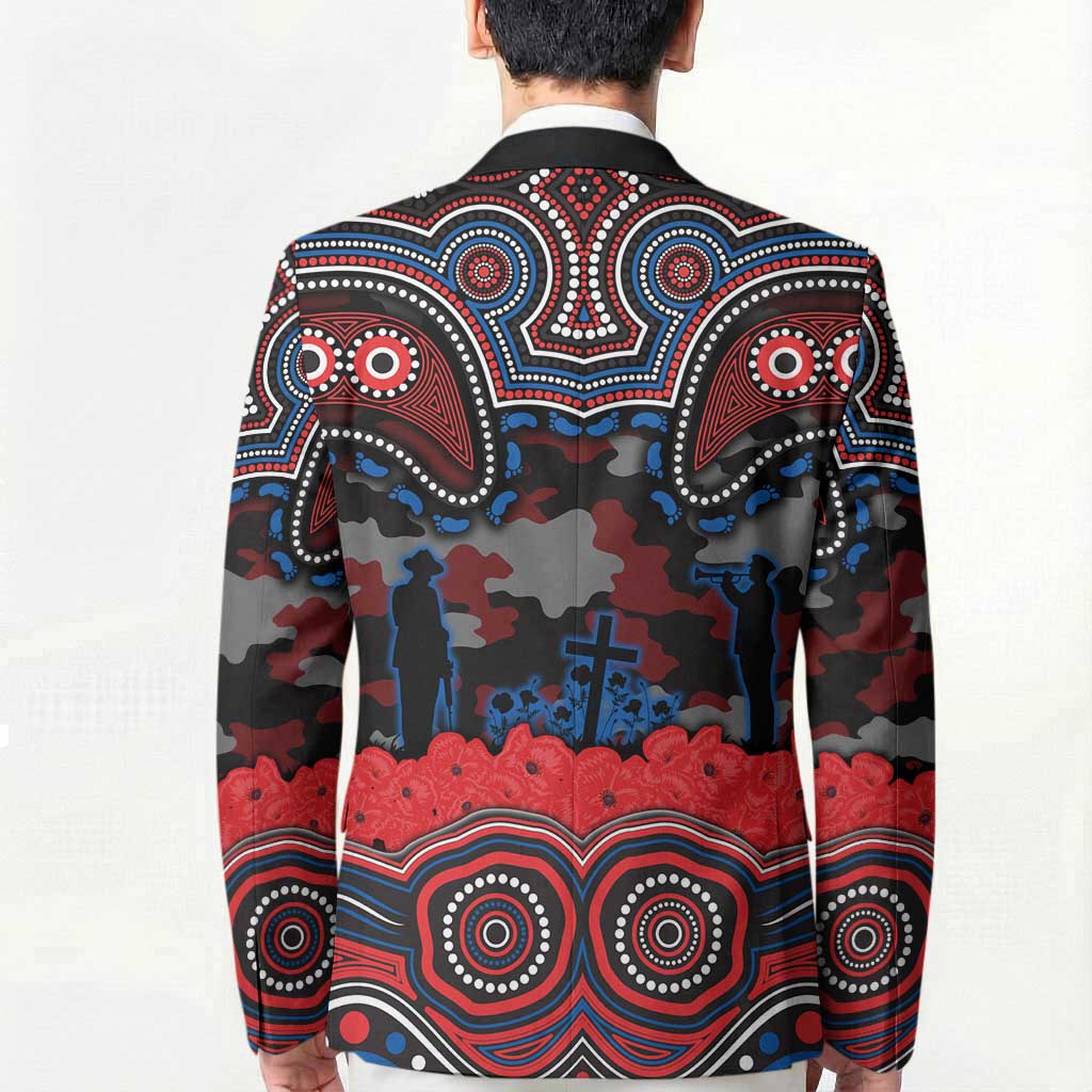 ANZAC Day Newcastle Knights Blazer Military Memorial Aboriginal Indigenous Art