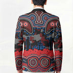 ANZAC Day Newcastle Knights Blazer Military Memorial Aboriginal Indigenous Art