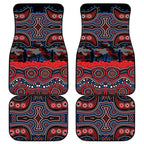 ANZAC Day Newcastle Knights Car Mats Military Memorial Aboriginal Indigenous Art