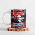 ANZAC Day Newcastle Knights Ceramic Mug Military Memorial Aboriginal Indigenous Art