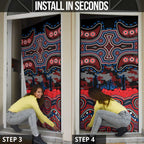 ANZAC Day Newcastle Knights Door Cover Military Memorial Aboriginal Indigenous Art