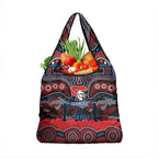 ANZAC Day Newcastle Knights Grocery Bag Military Memorial Aboriginal Indigenous Art