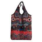 ANZAC Day Newcastle Knights Grocery Bag Military Memorial Aboriginal Indigenous Art