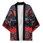 ANZAC Day Newcastle Knights Kimono Military Memorial Aboriginal Indigenous Art