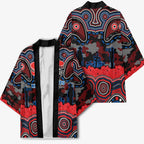 ANZAC Day Newcastle Knights Kimono Military Memorial Aboriginal Indigenous Art