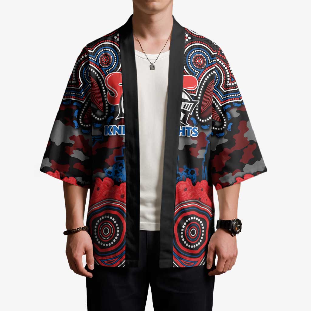 ANZAC Day Newcastle Knights Kimono Military Memorial Aboriginal Indigenous Art