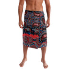 ANZAC Day Newcastle Knights Lavalava Military Memorial Aboriginal Indigenous Art