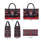 ANZAC Day Newcastle Knights Leather Bag Military Memorial Aboriginal Indigenous Art