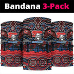 ANZAC Day Newcastle Knights Neck Gaiter Military Memorial Aboriginal Indigenous Art