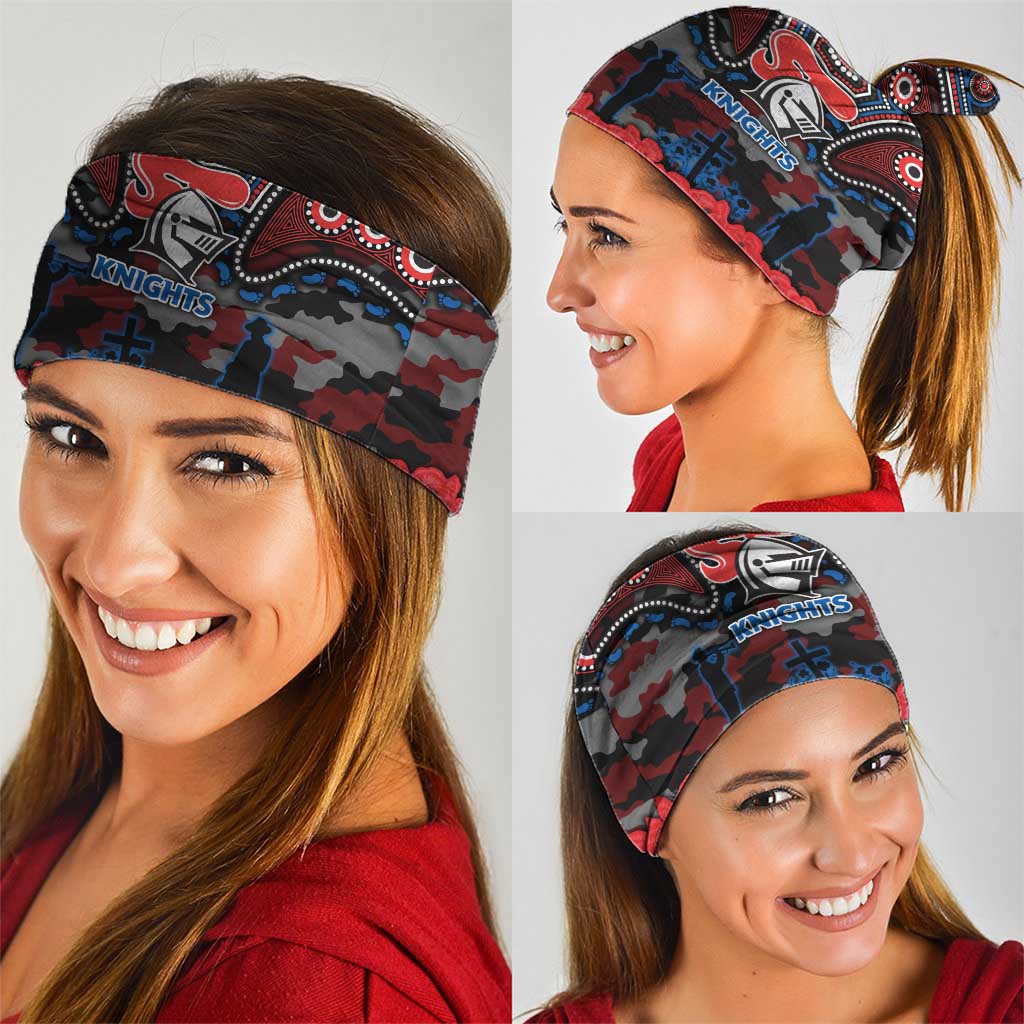 ANZAC Day Newcastle Knights Neck Gaiter Military Memorial Aboriginal Indigenous Art