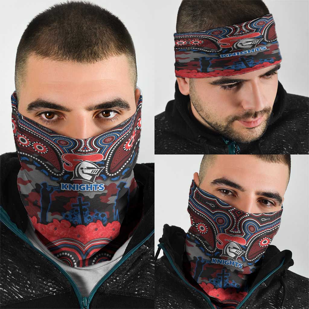 ANZAC Day Newcastle Knights Neck Gaiter Military Memorial Aboriginal Indigenous Art