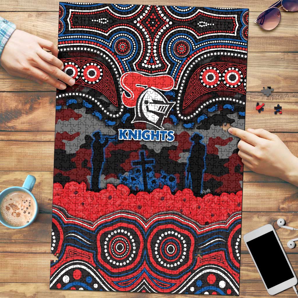 ANZAC Day Newcastle Knights Puzzle Military Memorial Aboriginal Indigenous Art