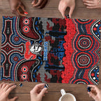 ANZAC Day Newcastle Knights Puzzle Military Memorial Aboriginal Indigenous Art