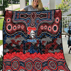ANZAC Day Newcastle Knights Quilt Military Memorial Aboriginal Indigenous Art