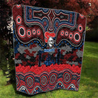 ANZAC Day Newcastle Knights Quilt Military Memorial Aboriginal Indigenous Art